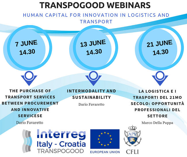TRANSPOGOOD webinars online!
