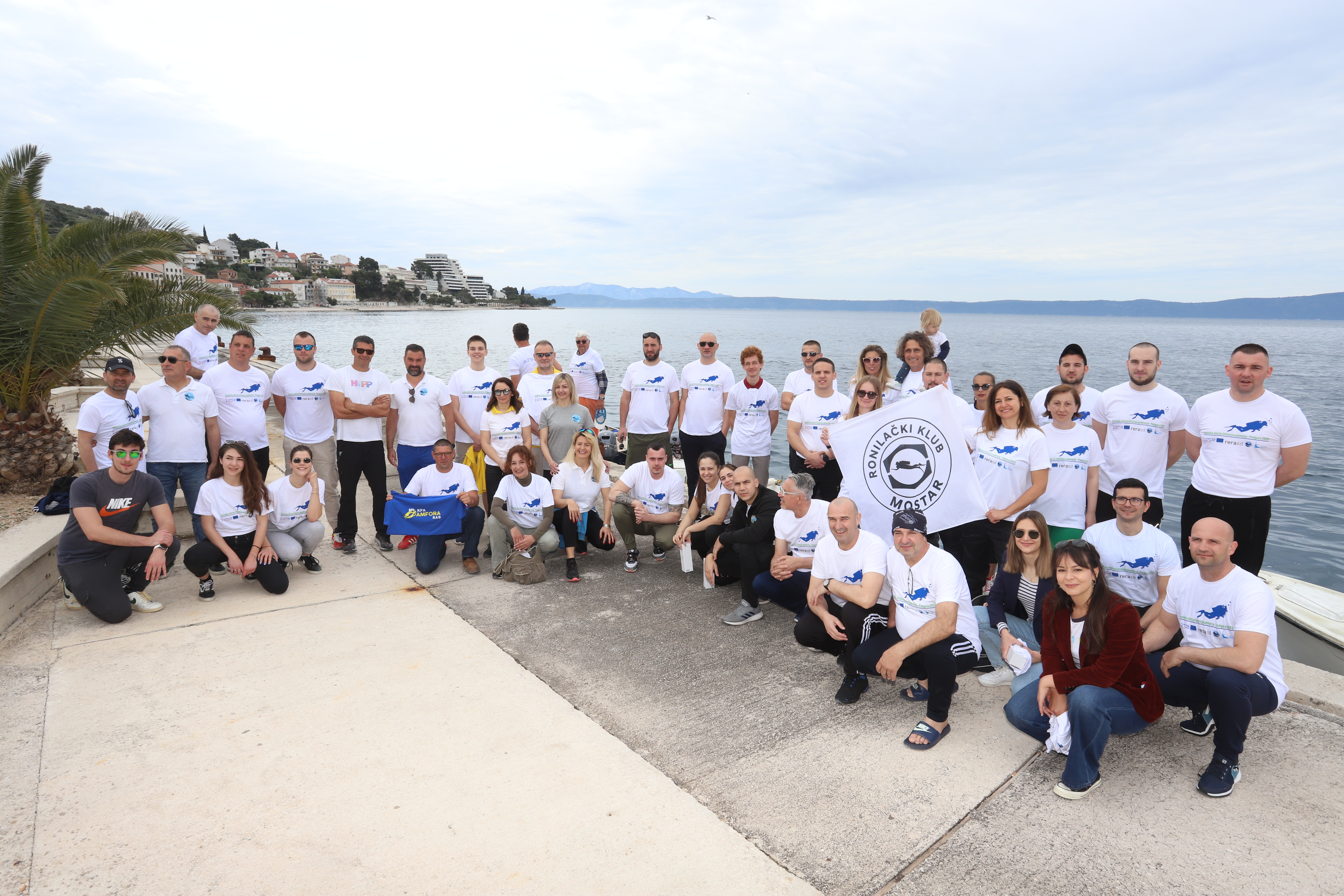 The eco-action of cleaning the beaches and underwater areas of the Makarska Riviera held last weekend