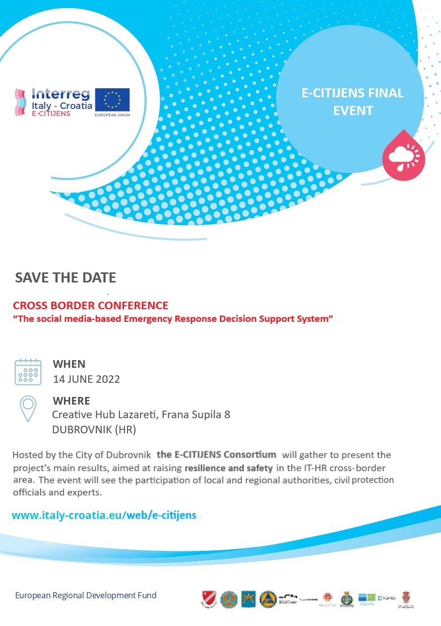 “The social media-based Emergency Response Decision Support System” CROSS BORDER CONFERENCE