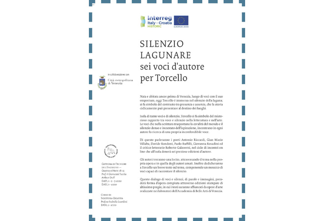 Silenzio lagunare: sei voci d'autore per Torcello