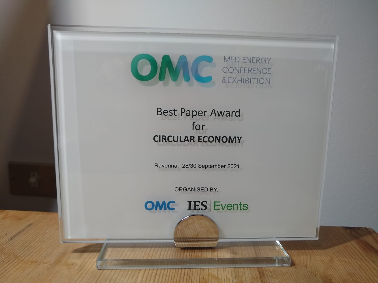 OMC Best Paper Award for Circular Economy goes to Adrireef Project