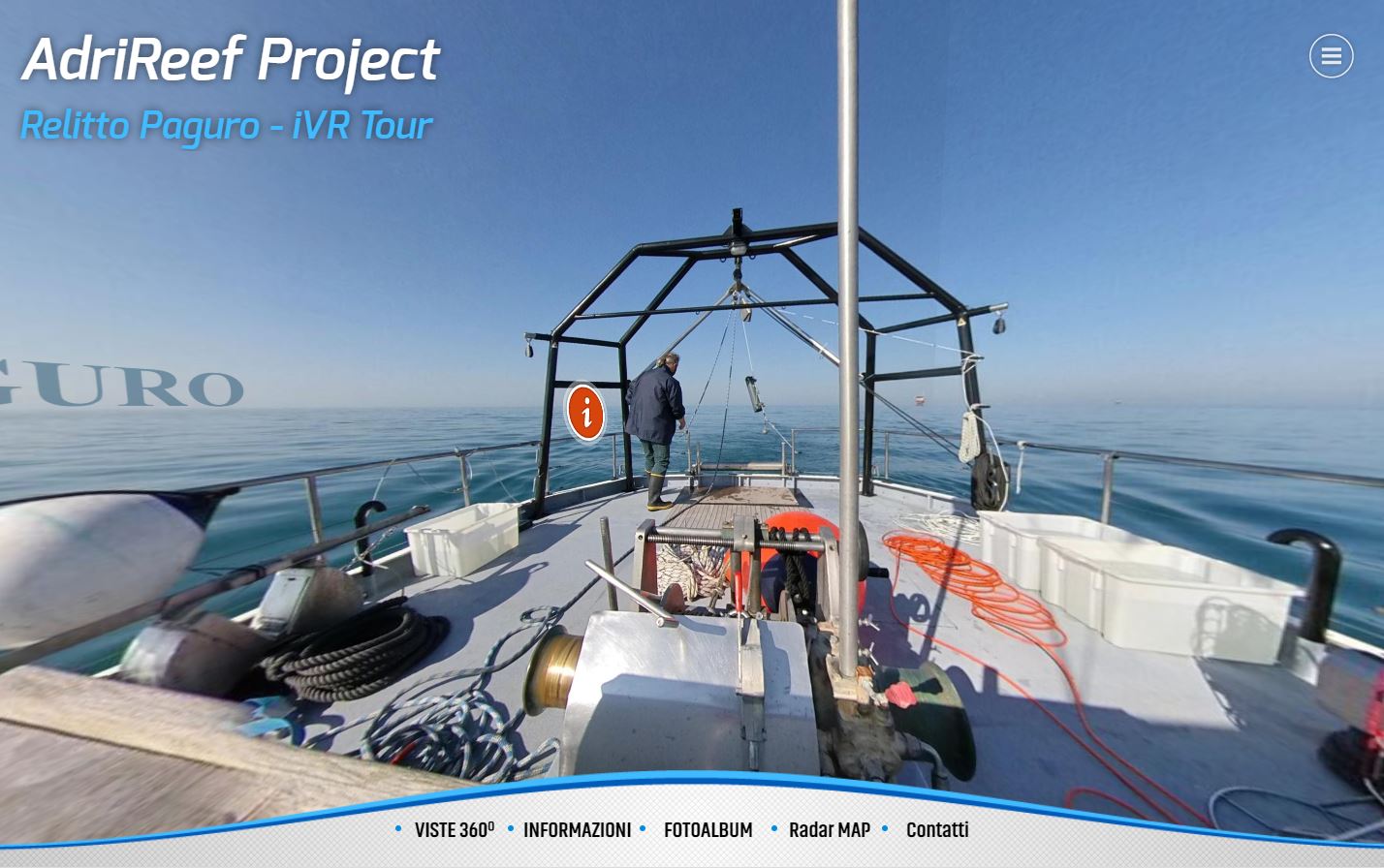 360° PHOTO TOUR OF THE PAGURO ARTIFICIAL REEF