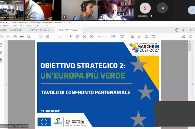 Blue Energy and programming of EU funds in the Marche Region