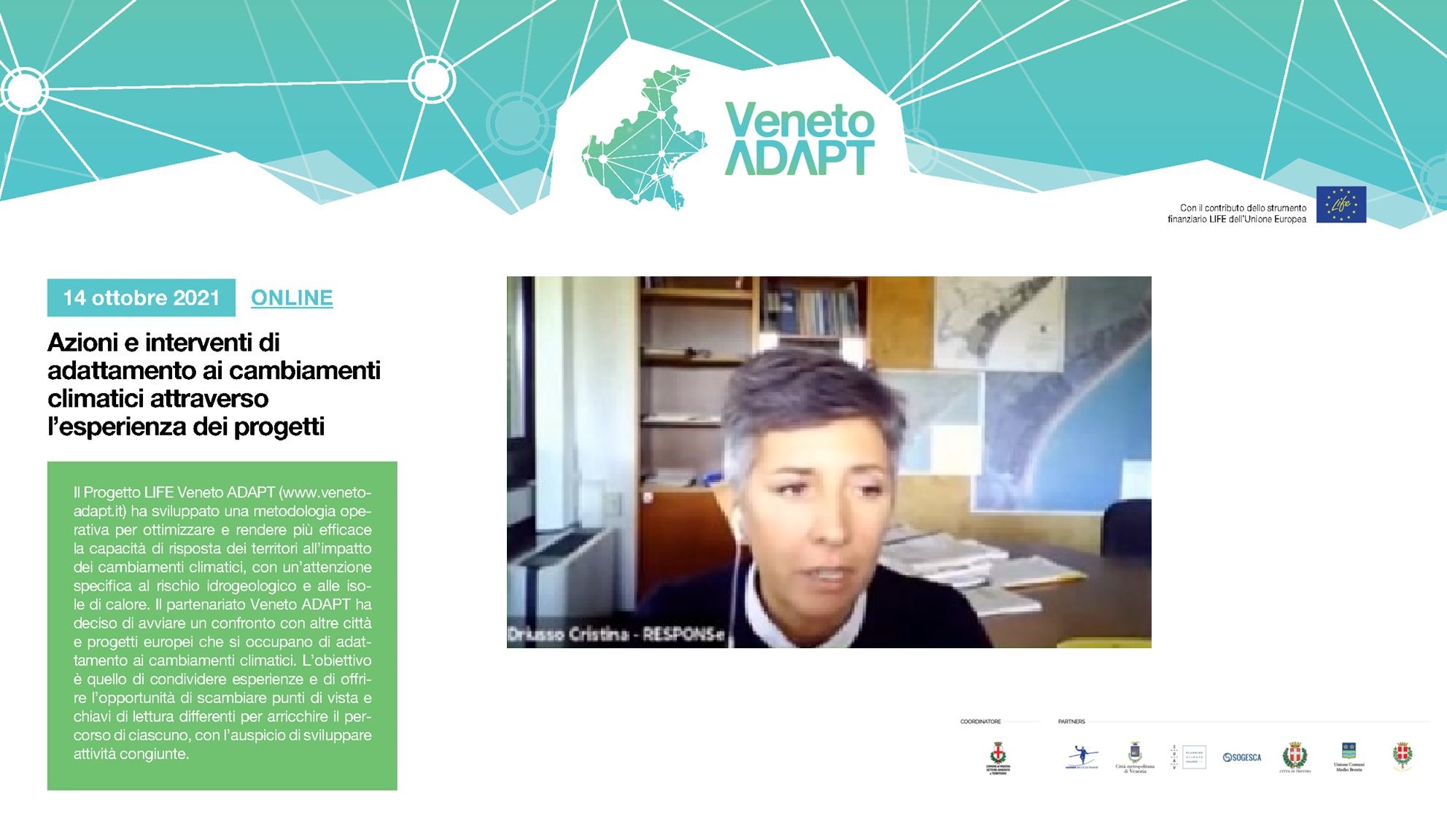 Project presented at LIFE Veneto Adapt panel