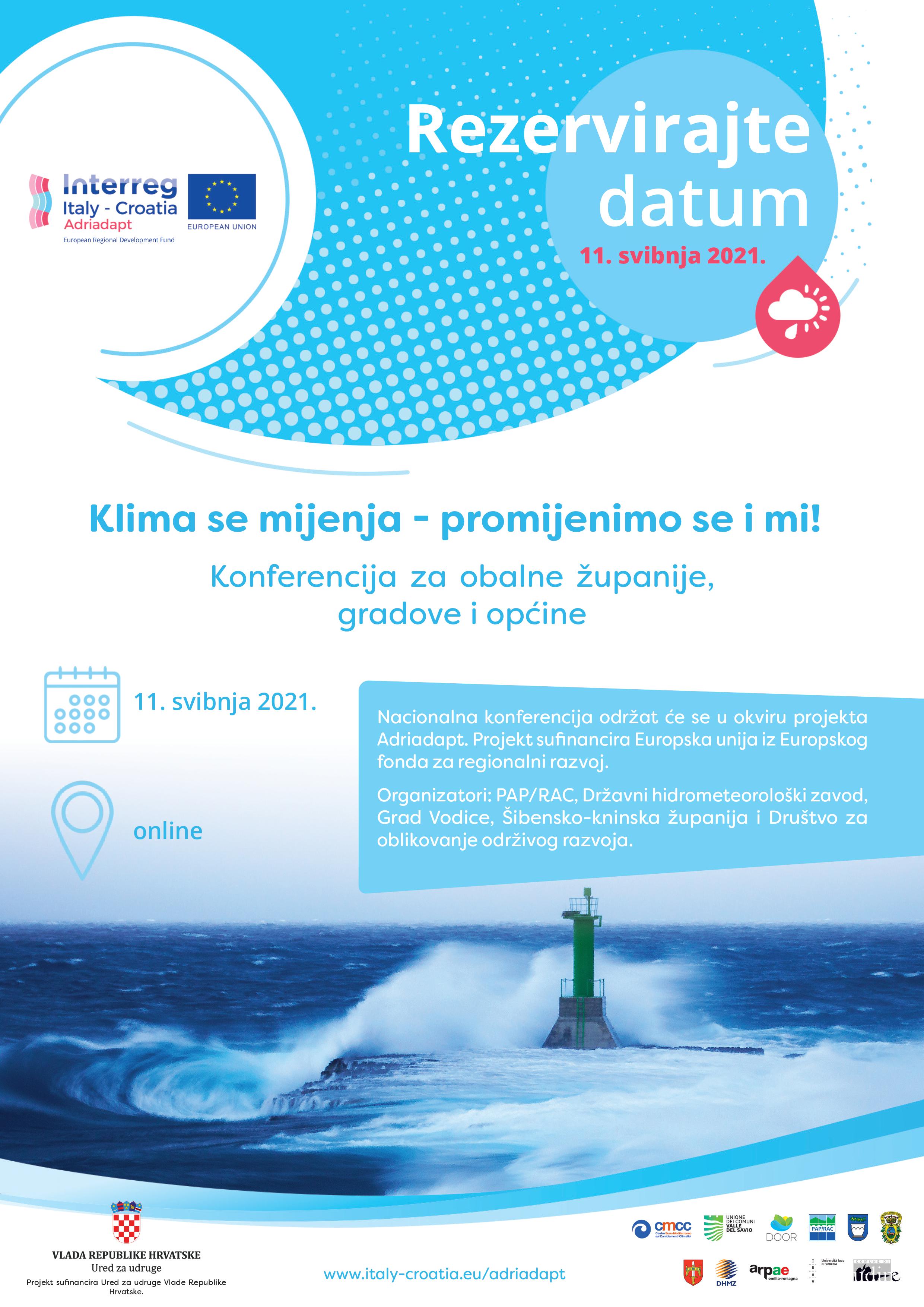 Klima se mijenja - promijenimo se i mi! - Konferencija za obalne županije, gradove i općine