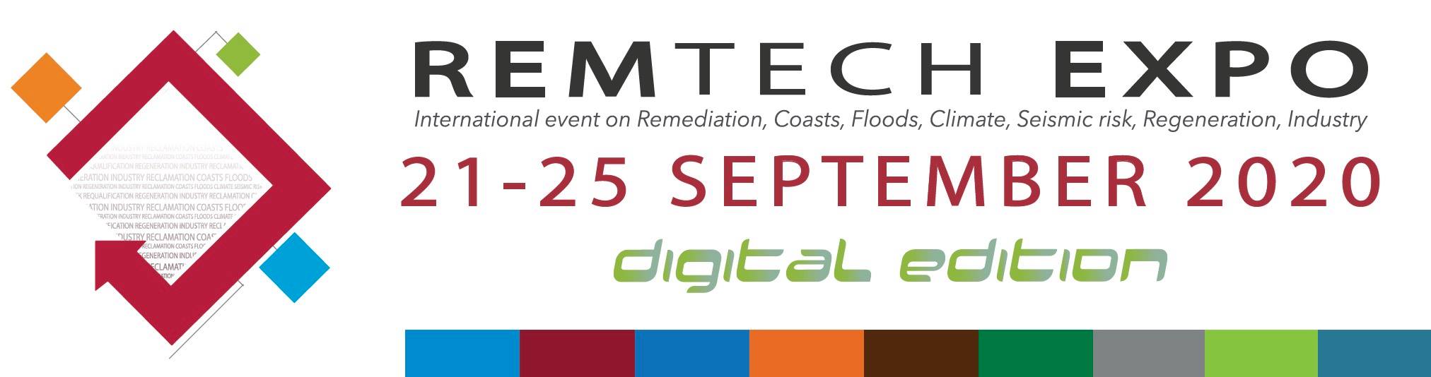 Participation to the international scientific conference REMTECH EXPO 2020 - Public event Ravenna