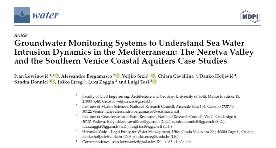 Scientific paper in Water MDPI 2021 Special Issue 