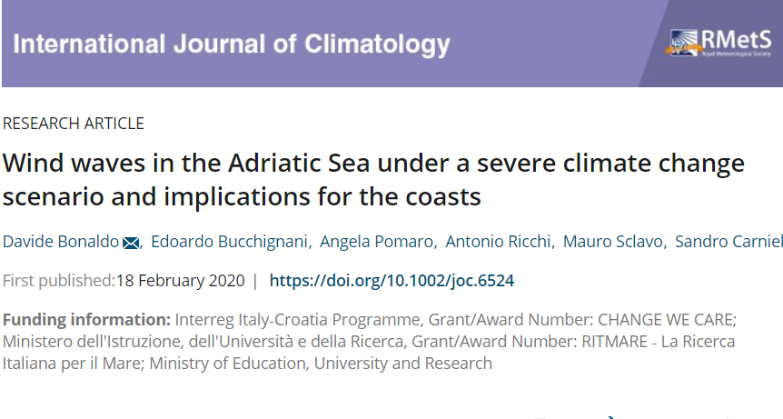 First data of Change We Care Project published in the International Journal of Climatology