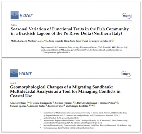 Results of CHANGE WE CARE project published in the scientific journal Water
