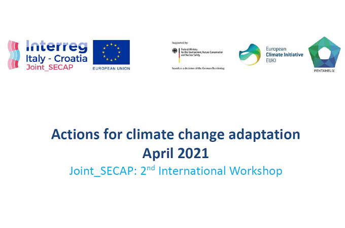2nd International Workshop of Joint_SECAP project: Actions for climate change adaptation