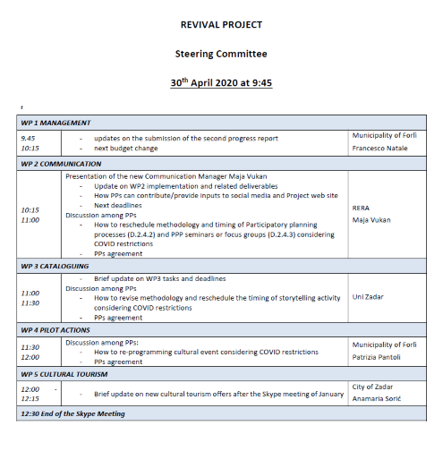 3rd Intermediate Transnational Project Meeting and 4th Steering Committee