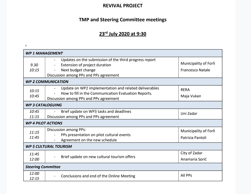 4rd Intermediate Transnational Project Meeting and 5th Steering Committee