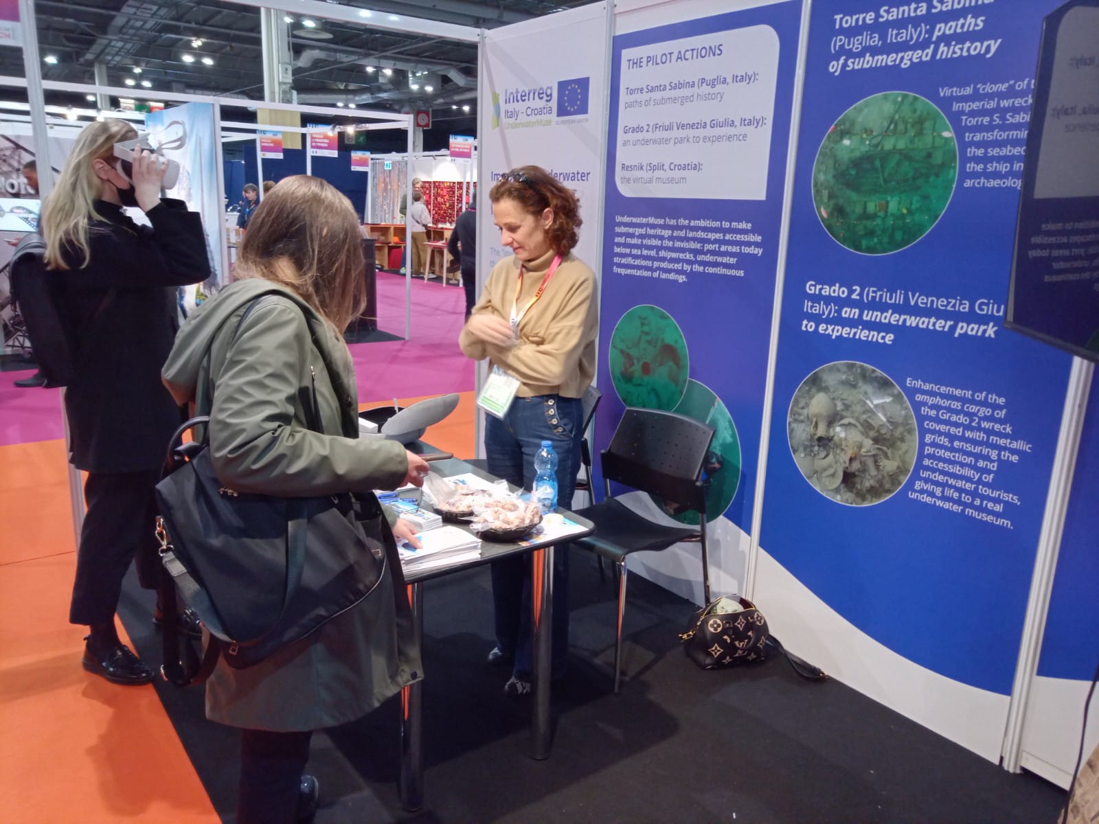 UnderwaterMuse project presentation at the Museum connections exhibition in Paris