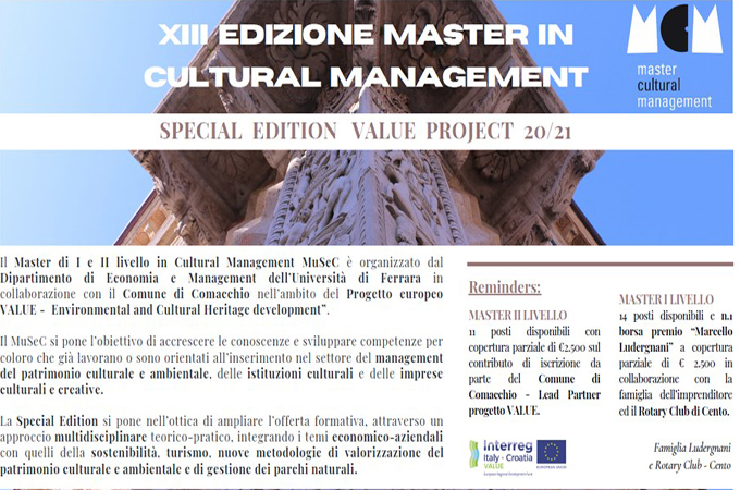 Master in Cultural Management MuSeC Special Edition Value Project