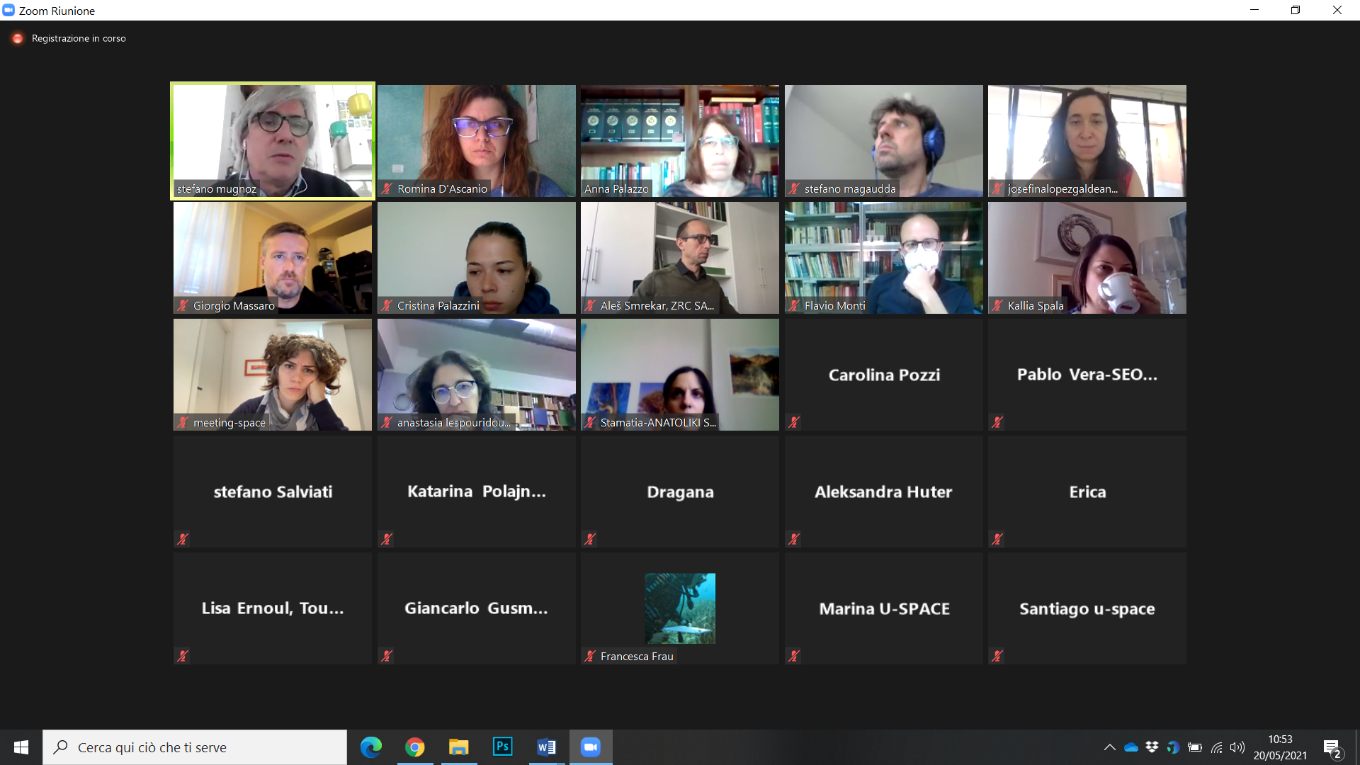 UNICAM showed CREW’s lesson learnt at the online workshop of the TUNE UP project