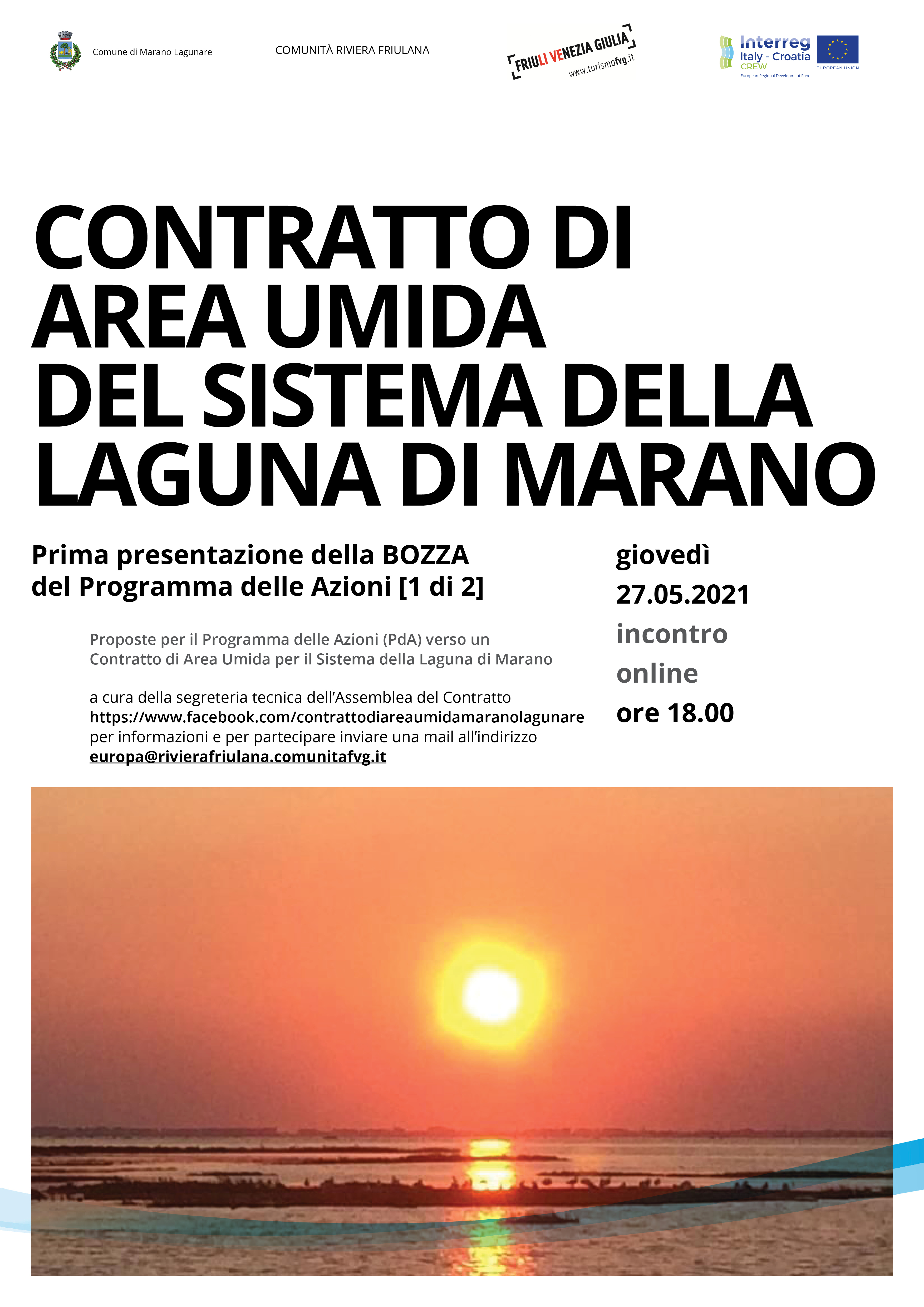 Wetland contract for the Marano Lagoon system - First presentation of the action programme draft
