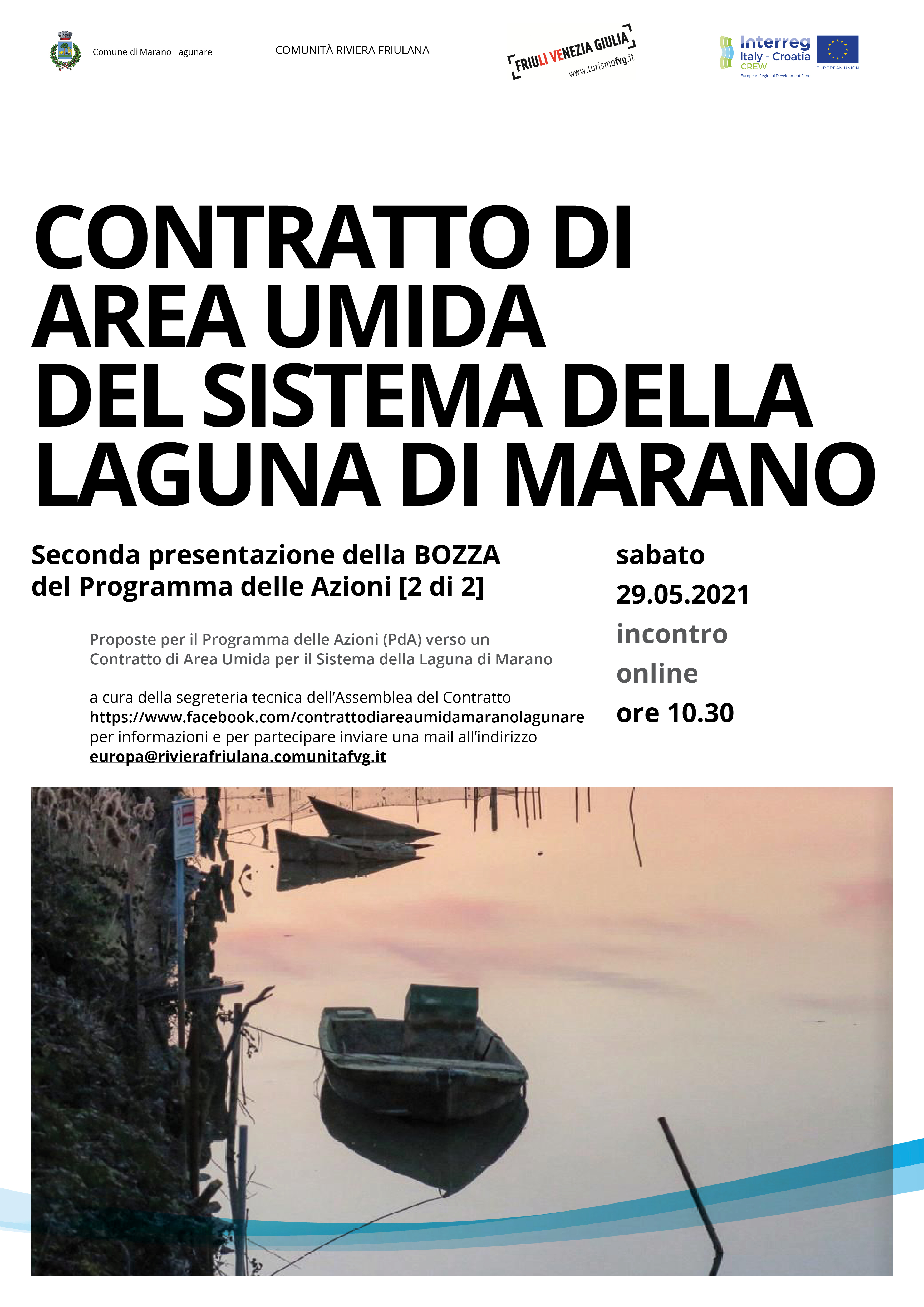 Wetland contract for the Marano Lagoon system - Second presentation of the action programme draft