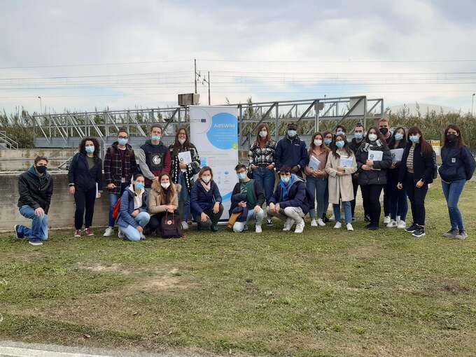 AdSWiM guided visit for students to the Fano treatment plant with the Polytechnic University of Marche