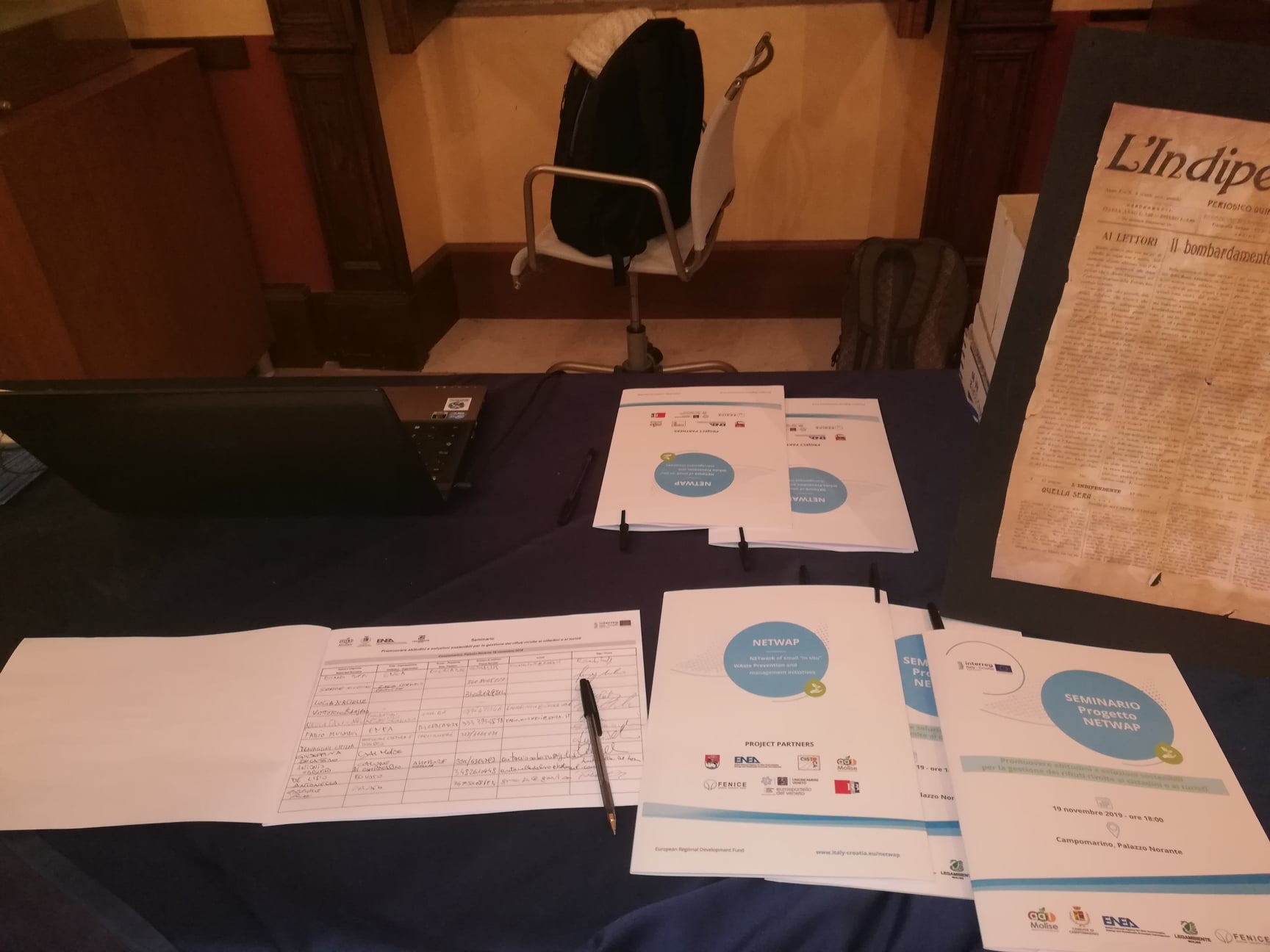 NETWAP project at the BlueMed Initiative