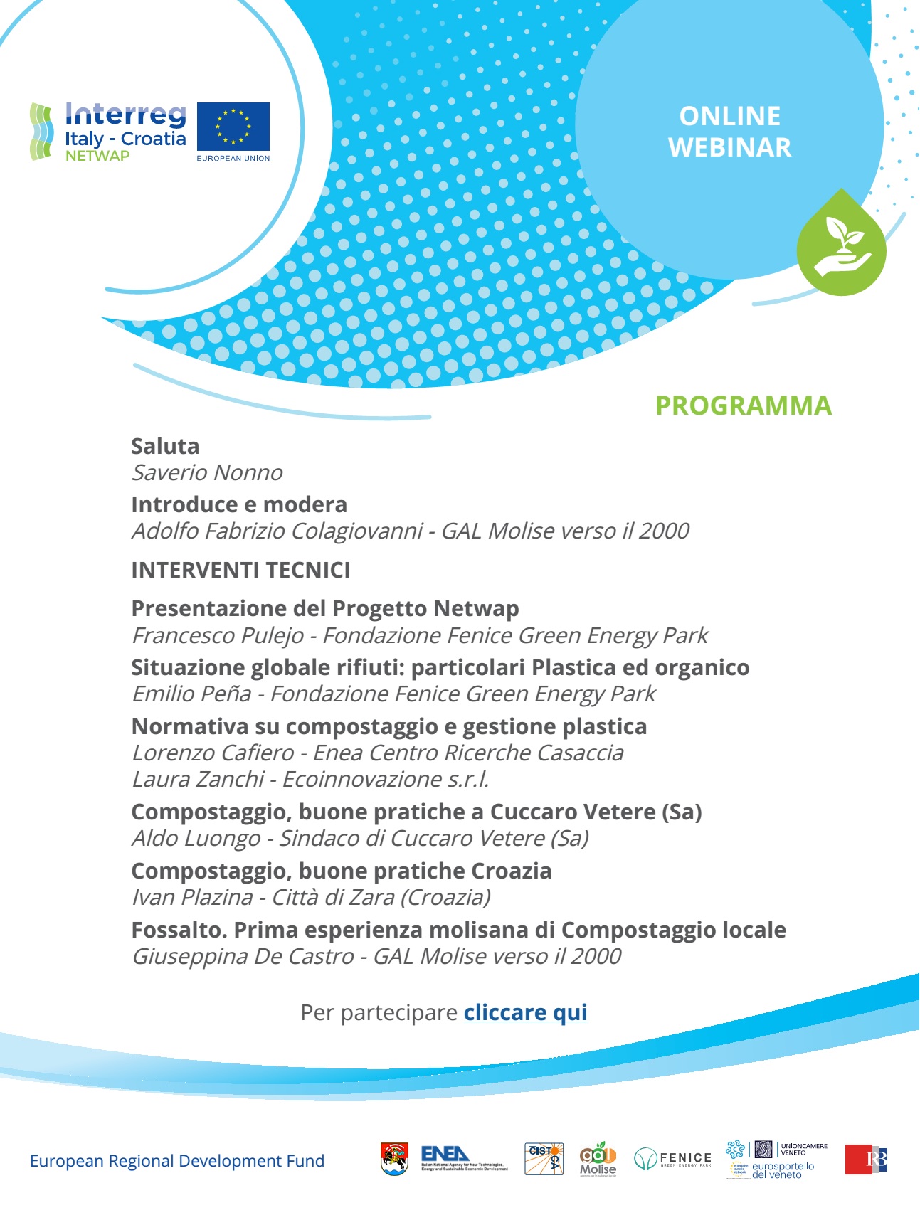 The sustainable management of plastic and organic waste in the municipalities of inland areas