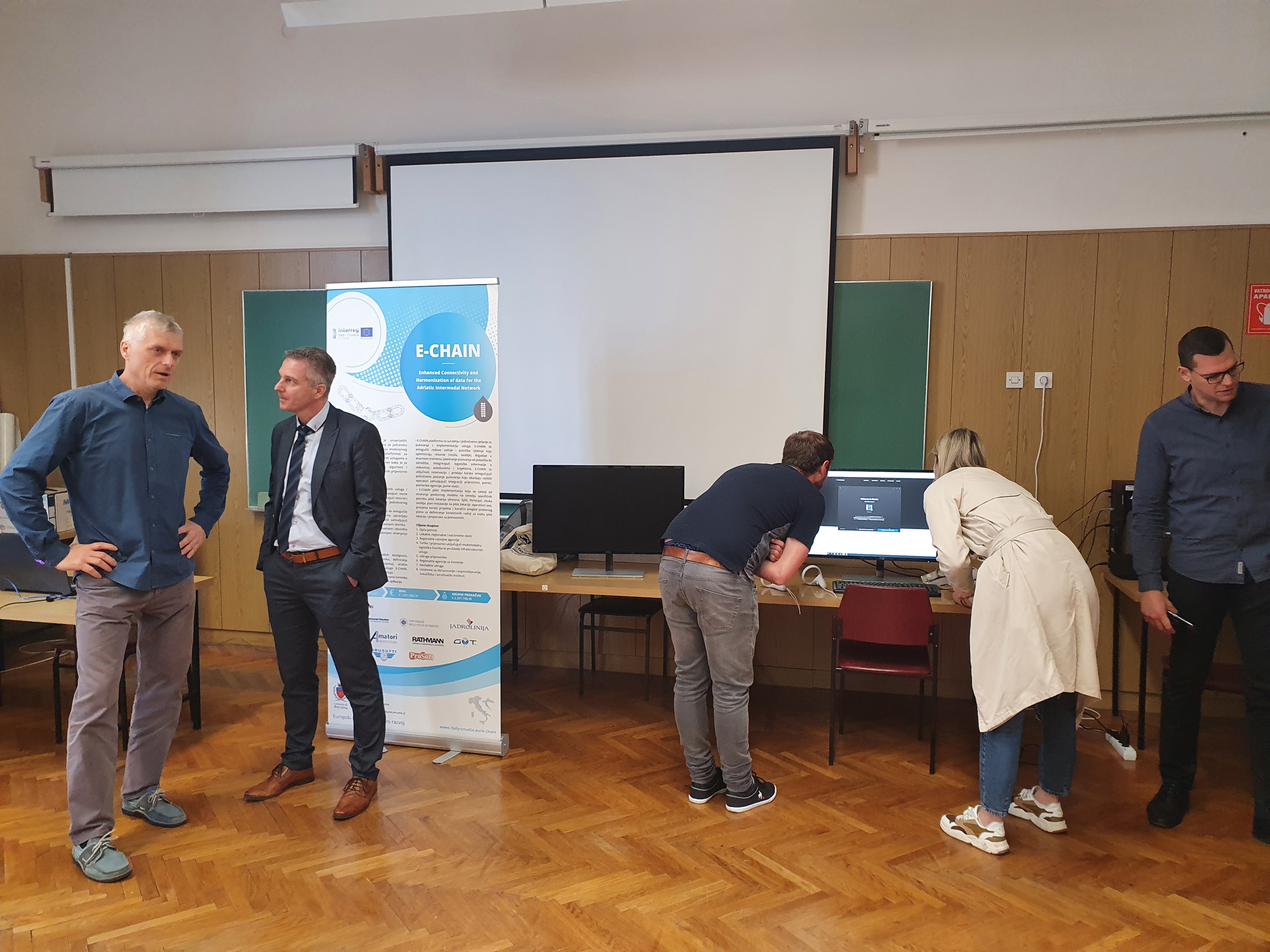 Presentation of the E-CHAIN project at the Science Festival 2022 in Rijeka