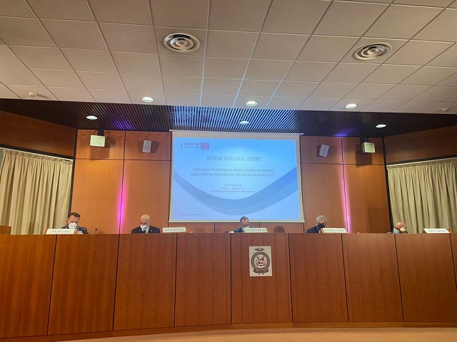 INTESA National Event “Information Technology for Safety: synergies on National Single Windows integration for the Adriatic and Ionian Sea”