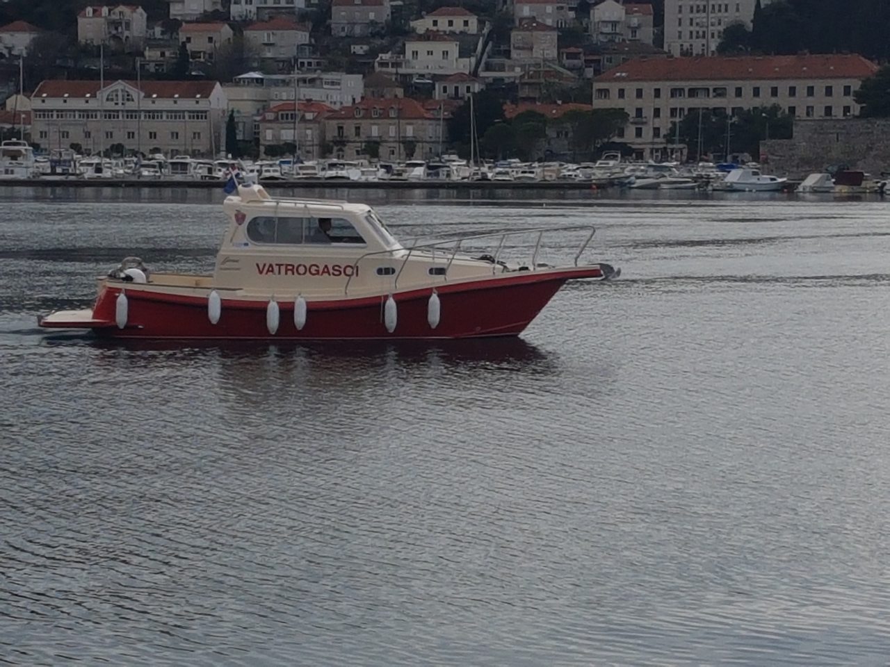 A firefighting boat for the Dubrovnik-Neretva Region
